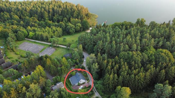 Dom Nad Jeziorem Strazym Zbiczno エクステリア 写真